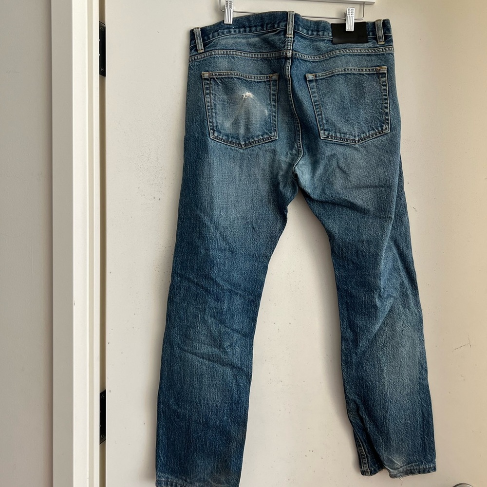 Reiss Distressed Drake Jeans in Freeport - Picture 3 of 7